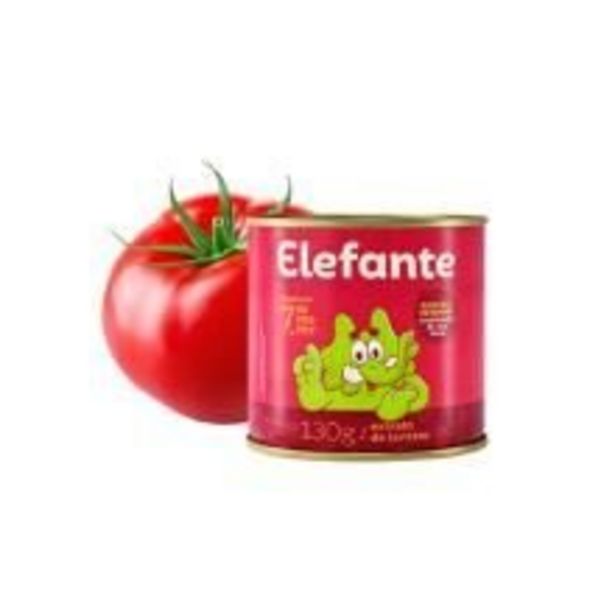 Oferta de Extrato  de Tomate ELEFANTE 130g por R$2,15