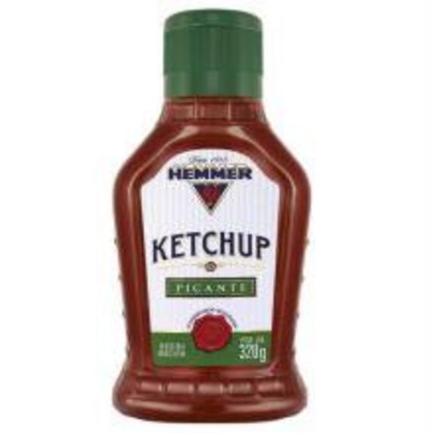 Oferta de Ketchup HEMMER Premium Picante 320g por R$5,79