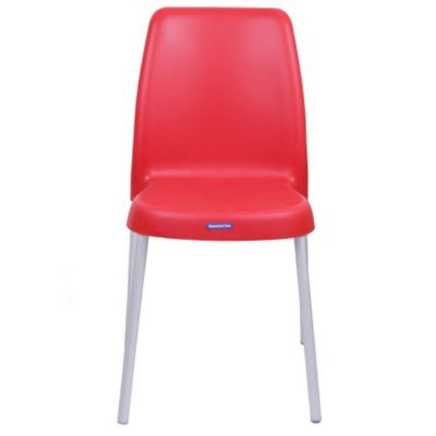 Oferta de Cadeira Tramontina Vanda Vermelho por R$129,9