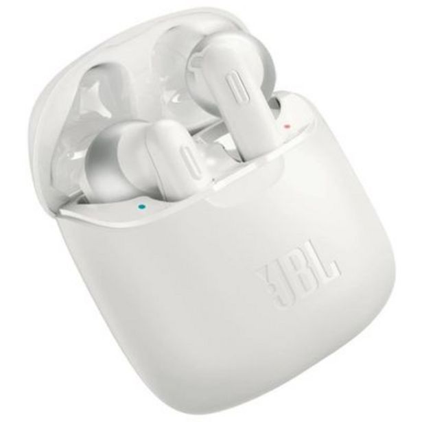 Oferta de Fone de Ouvido Intra Auricular JBL T220 Bluetooth Branco por R$549,9