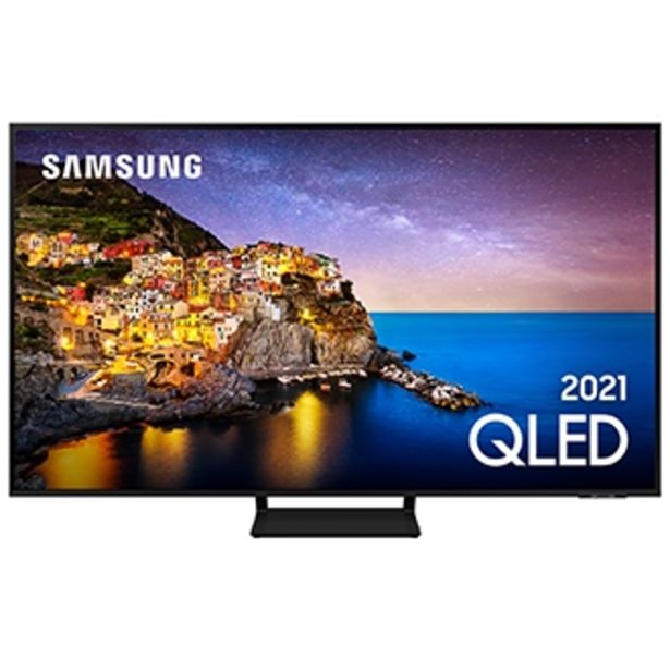 Oferta de Samsung Smart TV 85" QLED 4K 85Q70A, Modo Game, Processador IA, Som em Movimento Virtual, Tela sem limites, Design slim, Alexa built in por R$16999