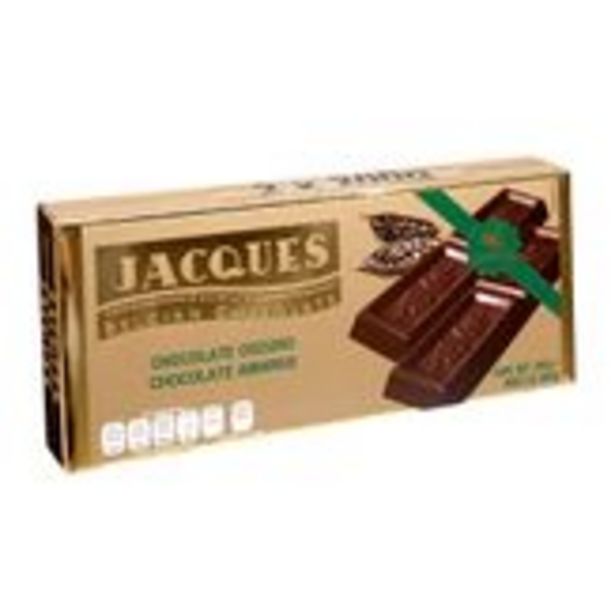 Oferta de Chocolate Amargo Jacques Pack com 2 Unidades 200g Cada por R$36,98