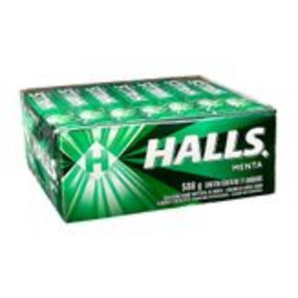 Oferta de Bala Halls Menta Pack com 21 Unidades por R$18,98