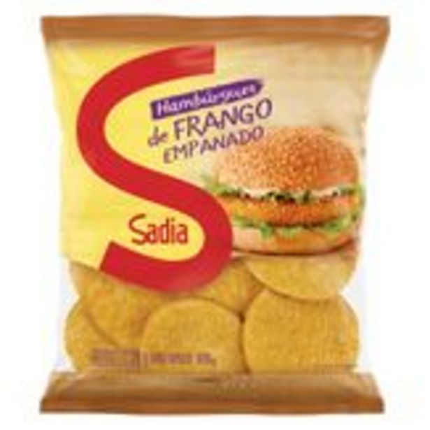 Oferta de Hambúrguer de Frango Empanado Sadia Caixa 900g por R$39,9