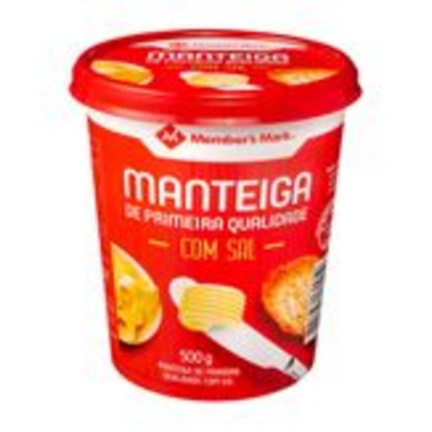 Oferta de Manteiga Com Sal Member's Mark Pote 500g por R$18,99