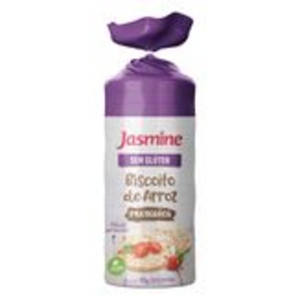 Oferta de Biscoito de Arroz Multigrãos Jasmine Pacote 90g por R$8,98