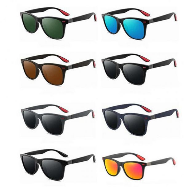 Oferta de 2022 polarizado óculos de sol dos homens de condução máscaras masculino óculos de sol acampamento caminhadas pesca clássico óculos uv400 por R$63,04