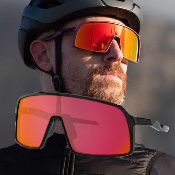 Oferta de Sagan óculos de ciclismo mtb bicicleta eyewear ao ar livre sutro esportes uv400 lentes polarizadas estrada correndo eyewear acessórios por R$110,6