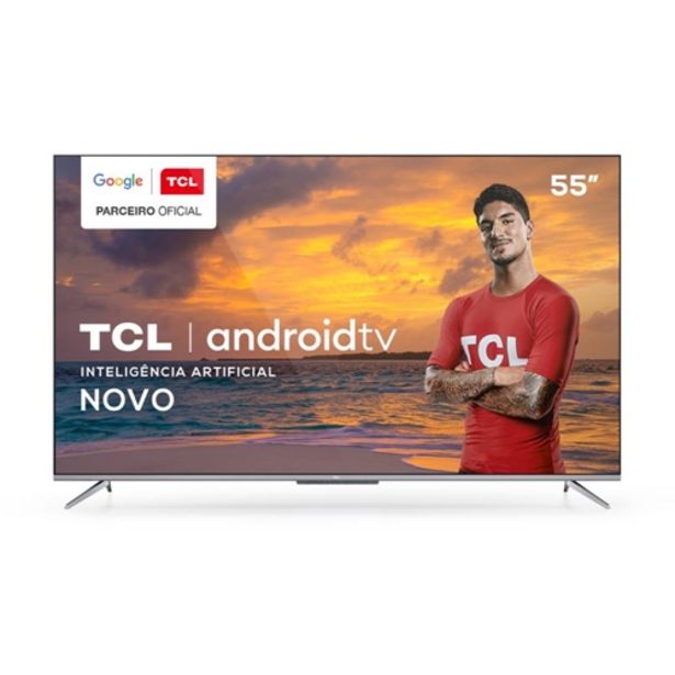 Oferta de Smart TV LED 55" TCL P715 Android 4K HDR Ultrafina por R$3999,9