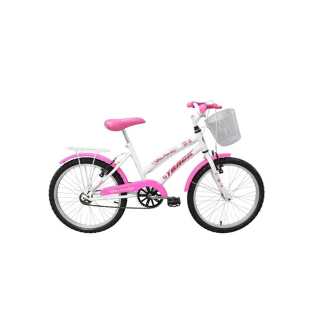 Oferta de Bicicleta Track Marbela Aro 20 Branco/Rosa por R$799,92