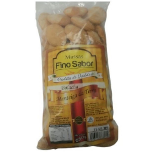 Oferta de Bolacha Fino Sabor Manteiga Da Tera 250gr por R$3,79