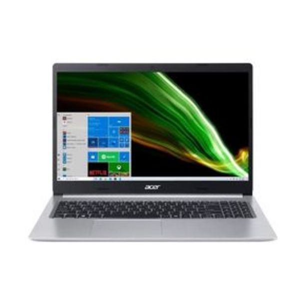 Oferta de Notebook Acer Aspire-5-54-57EN Tela de 15.6", Processador Intel Core i5-10210U, 8GB, SSD 256GB NVMe, W10 por R$3999