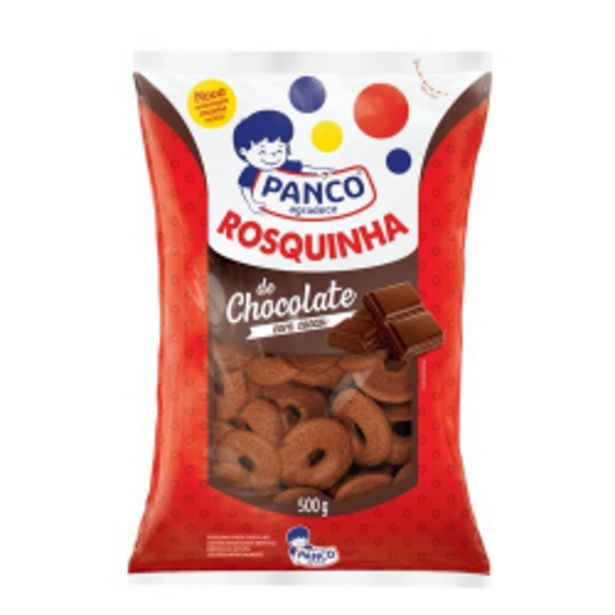 Oferta de Biscoito Rosquinha Panco Chocolate 500g por R$9,79