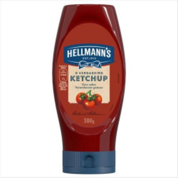 Oferta de Ketchup Hellmanns Tradicional 380g por R$12,29