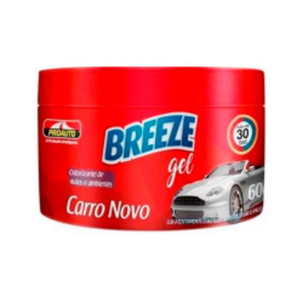 Oferta de Aromatizante Proauto Carro Novo Breeze 60g por R$8,29