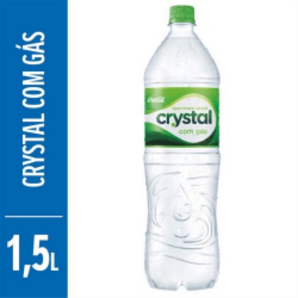 Oferta de Agua Mineral Crystal Pet Com Gas 1,5l por R$2,79