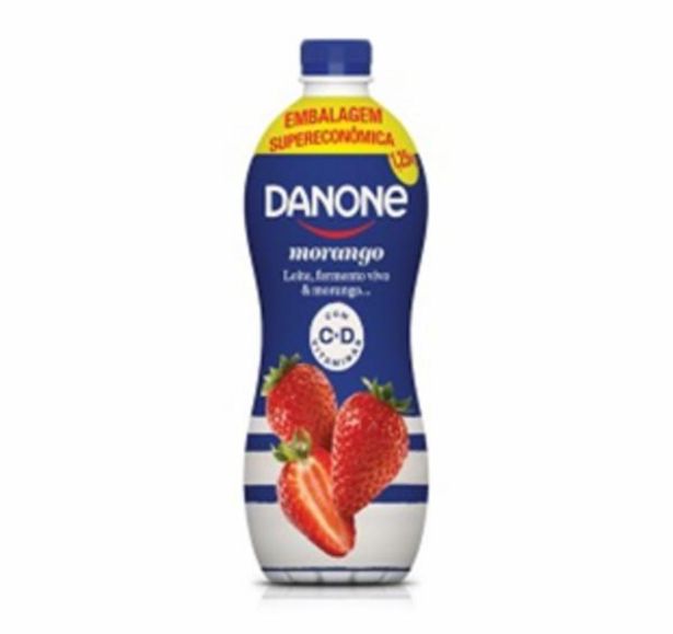 Oferta de Iogurte liquido Danone morango 1250g por R$13,99