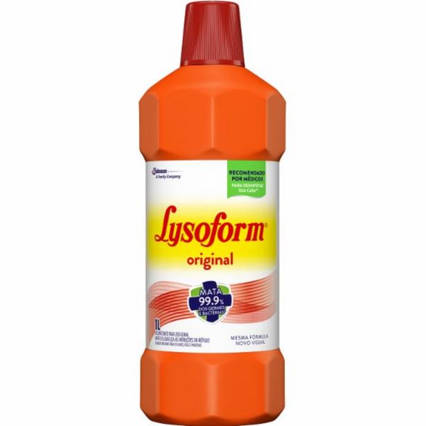 Oferta de Desinfetante Lysoform original 1L por R$9,98