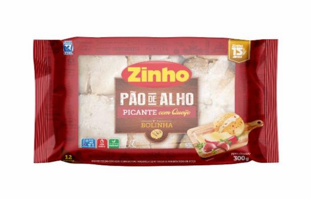 Oferta de Pão de alho Zinho picante 300g por R$9,49