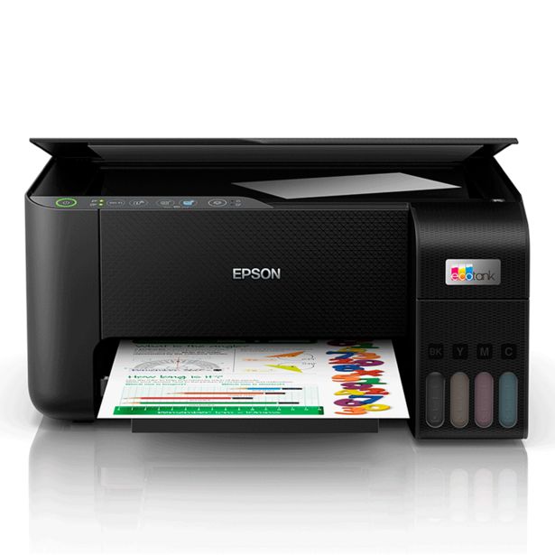 Oferta de Impressora Multifuncional Epson EcoTank L3250, Wireless, Wi-Fi Direct | Bivolt por R$1399