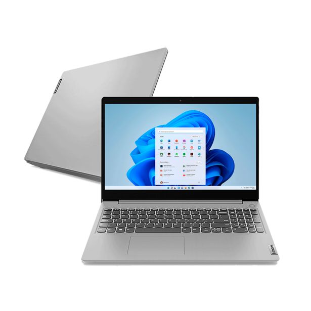 Oferta de Notebook Lenovo Ultrafino IdeaPad 3i 15.6" i3-10110U 8GB 256GB SSD 82BS000QBR | Windows 11 por R$3249