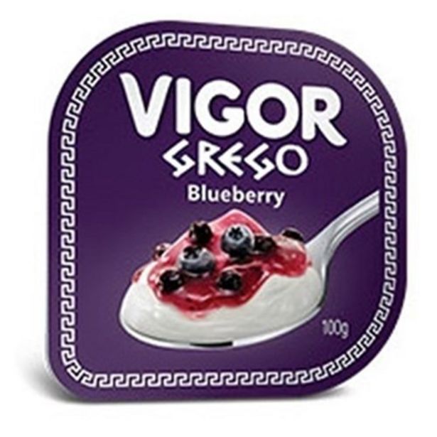 Oferta de Iogurte Grego Blueberry Vigor 100G por R$1,49