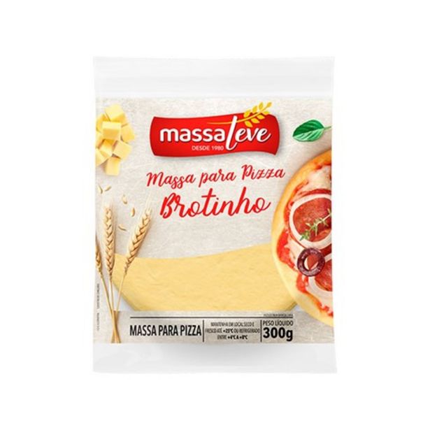 Oferta de Massas Frescas para Pizza Massaleve Brotinho Pacote 300G por R$1,99