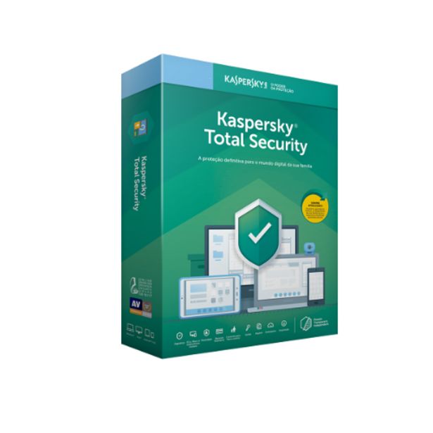 Oferta de Antivírus kaspersky total security multidispositivo - 3 dispositivos por R$99,9