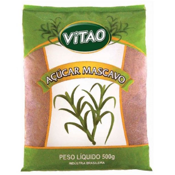 Oferta de Açúcar Mascavo Vitao Pacote 500G por R$7,49