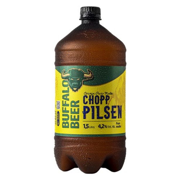 Oferta de Chopp Buffalo Beer Pilsen Pet 1,5L por R$13,99