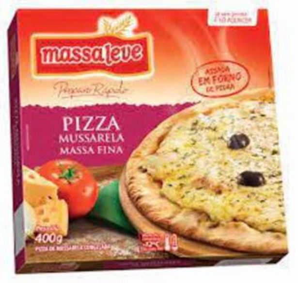 Oferta de Pizza Massa Leve Mussarela 400G por R$8,99