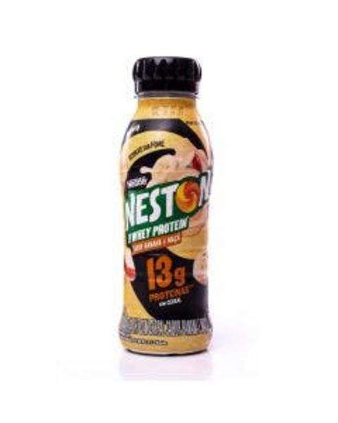 Oferta de Bebida Láctea Nestlé Neston Protein Banana e Maçã Fast 280ml por R$6,49