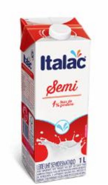 Oferta de LEITE ITALAC SEMI DESNATADO TP.1LT por R$3,99