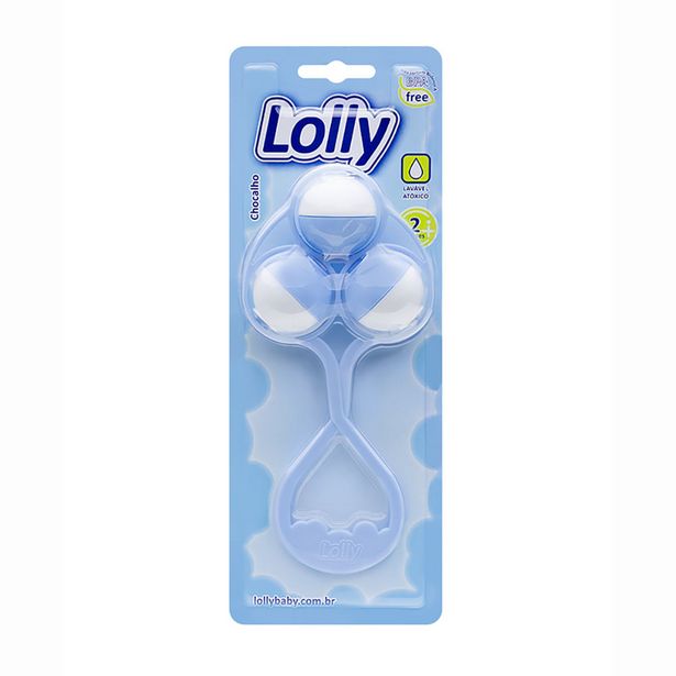 Oferta de Chocalho Lolly Tip Azul 7230 por R$13,6