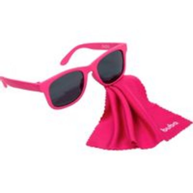 Oferta de Óculos de Sol Infantil c/ Armação Flexível Proteção UVA e UVB - Rosa - Buba por R$69,99