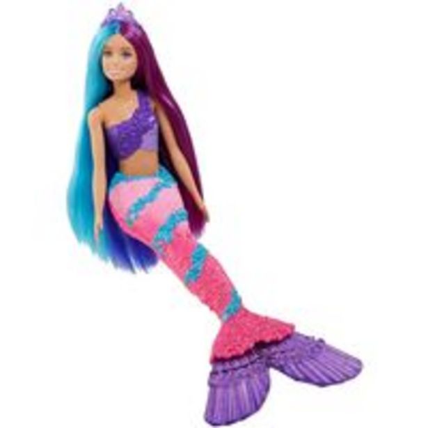 Oferta de Boneca Barbie - Dreamtopia - Princesa Penteados Fantasticos - Sereia MATTEL por R$150,51