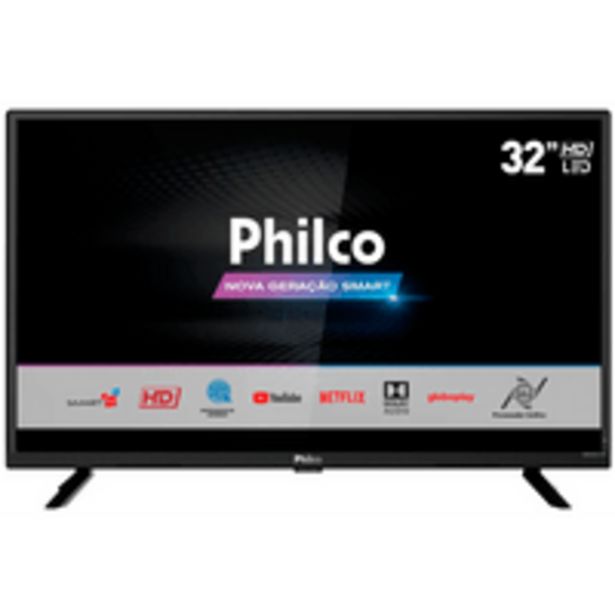 Oferta de Smart TV LED 32'' Philco, HDMI, USB, Dolby Audio - PTV32G52S por R$1499