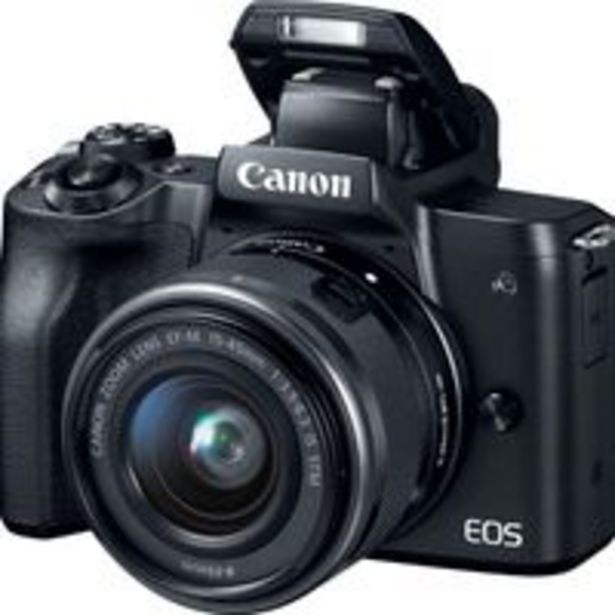 Oferta de Canon Eos M50 Mirrorless Câmera Digital Zoom Preto por R$9142,93