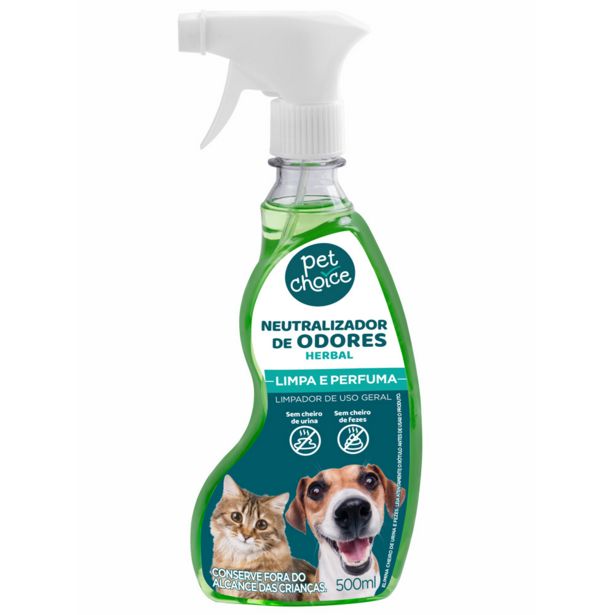 Oferta de Neutralizador de Odores Pet Choice Herbal - 500ml por R$29,9 em Petland