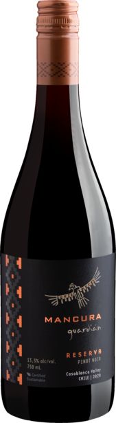 Oferta de Mancura Guardián Reserva Pinot Noir 2020 750mL por R$52,95 em Grand Cru