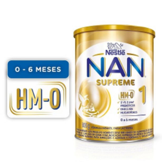 Oferta de Fórmula Infantil Nan Supreme 1 Hmo 800g por R$76,49