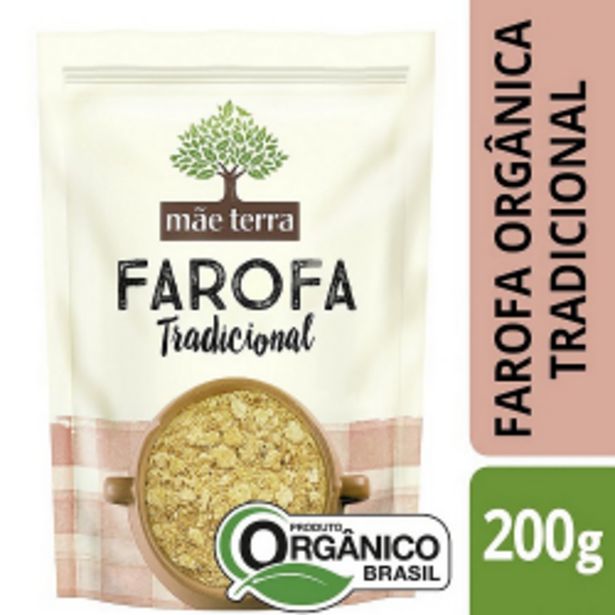 Oferta de Farofa Mãe Terra 200g Org Tradicional por R$10,96