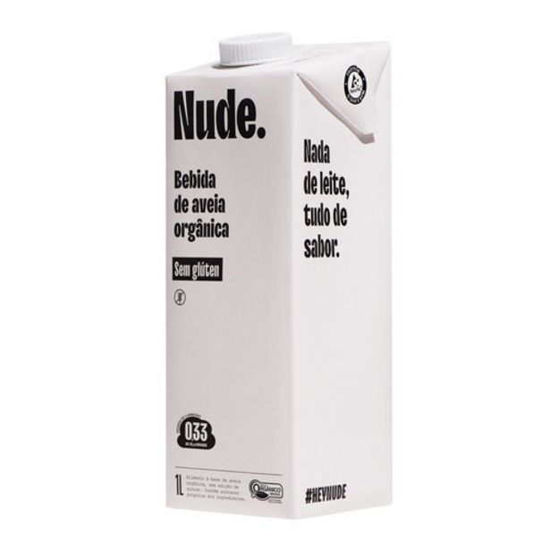 Oferta de Bebida De Aveia Nude Organica S/ Glutenl por R$17,9