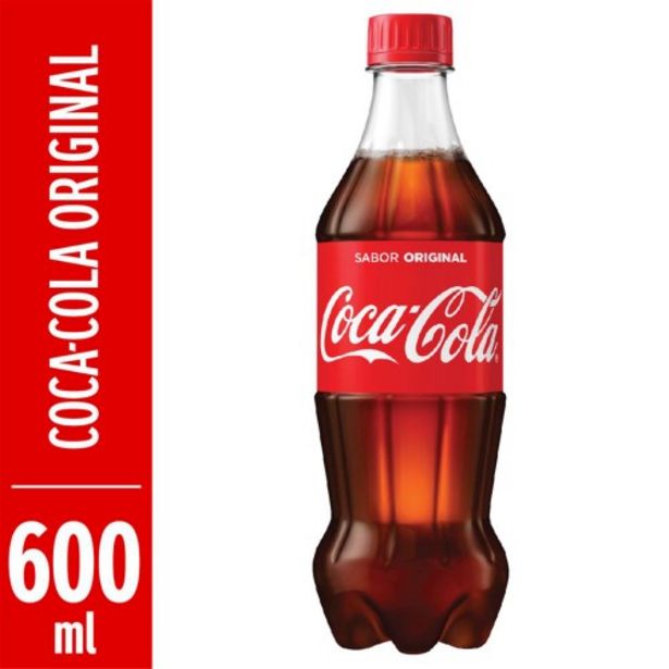 Oferta de Refrigerante Coca Cola Pet 600ml por R$3,49