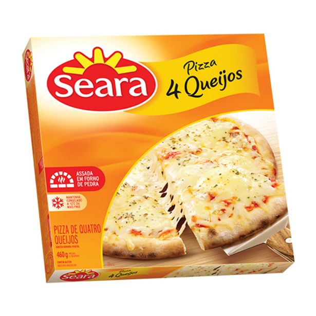 Oferta de Pizza Seara Quatro Queijos 460g por R$16,9