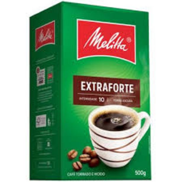 Oferta de Café MELITTA Á Vácuo Extra Forte 500g por R$15,99