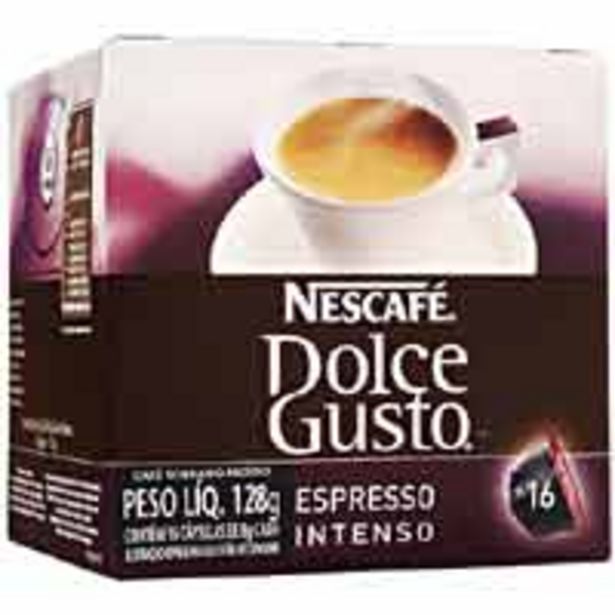 Oferta de Cápsulas Dolce Gusto NESCAFÉ Espresso Intenso 128g por R$25,99