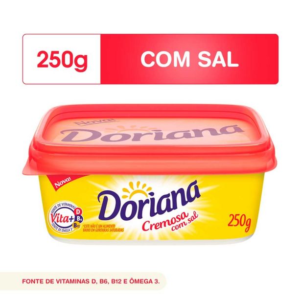 Oferta de MARGARINA DORIANA C/SAL 250g por R$4,49