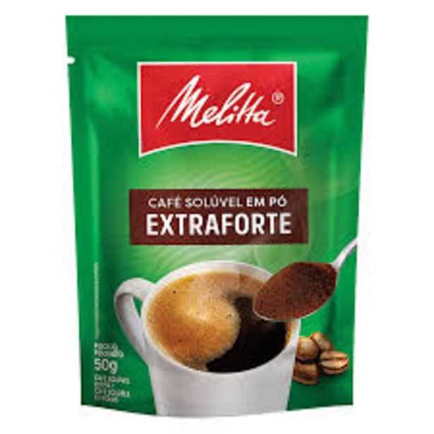 Oferta de Café Solúvel MELITTA Extra Forte Sachê 50g por R$5,49