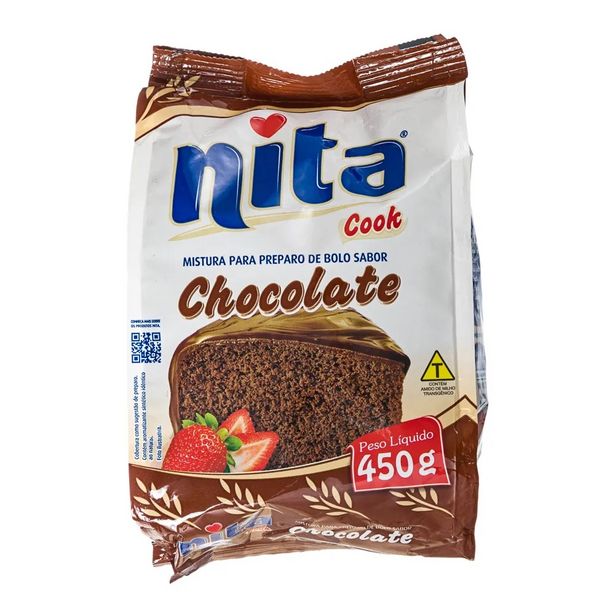 Oferta de Mistura para Bolo NITA Chocolate 450g por R$5,79